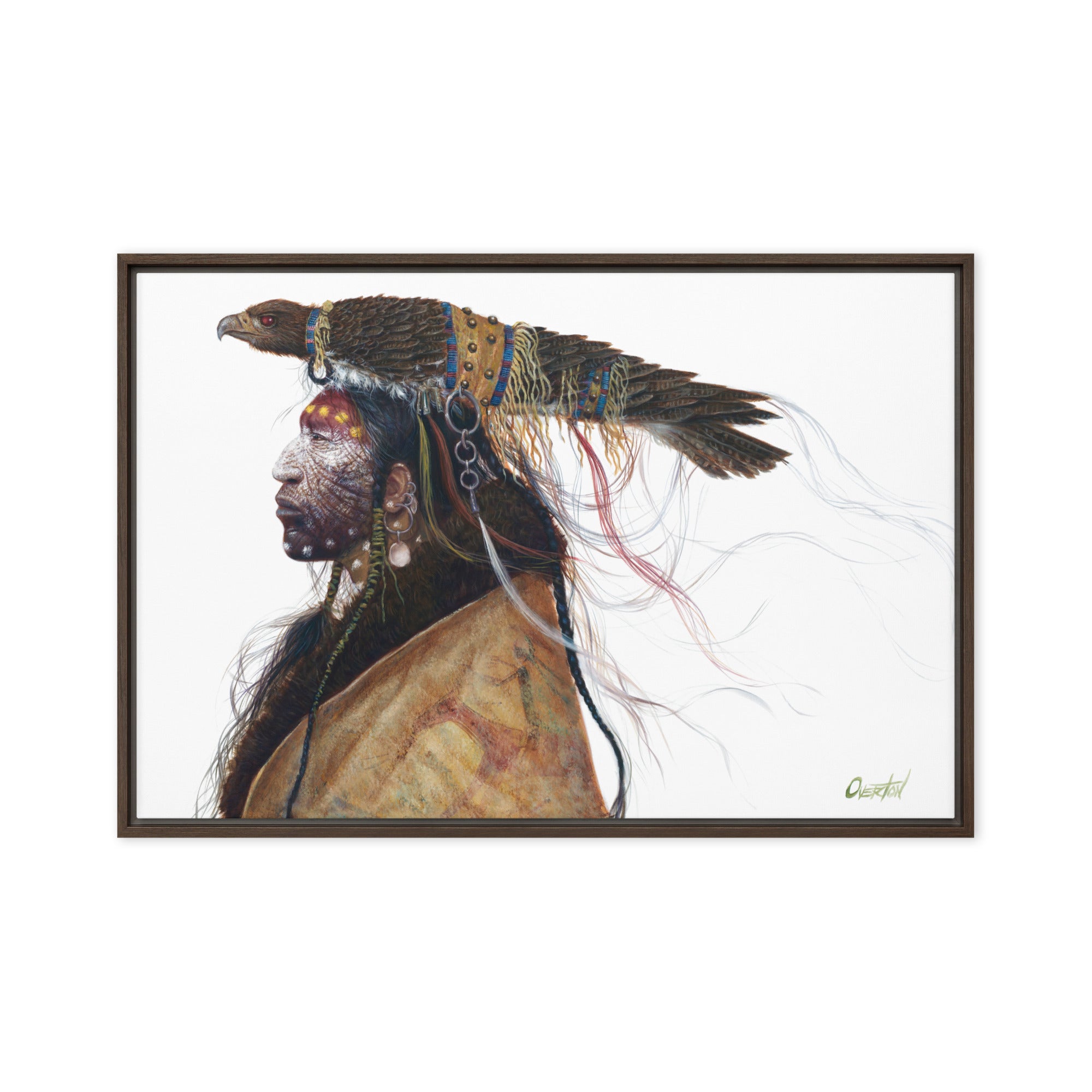 SPOTTED EAGLE | Framed Canvas Print