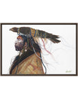 SPOTTED EAGLE | Framed Canvas Print