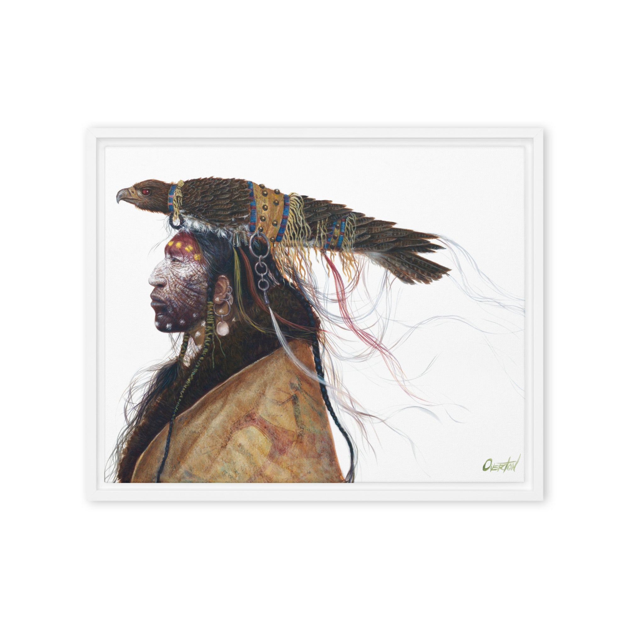 SPOTTED EAGLE | Framed Canvas Print