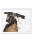 SPOTTED EAGLE | Framed Canvas Print