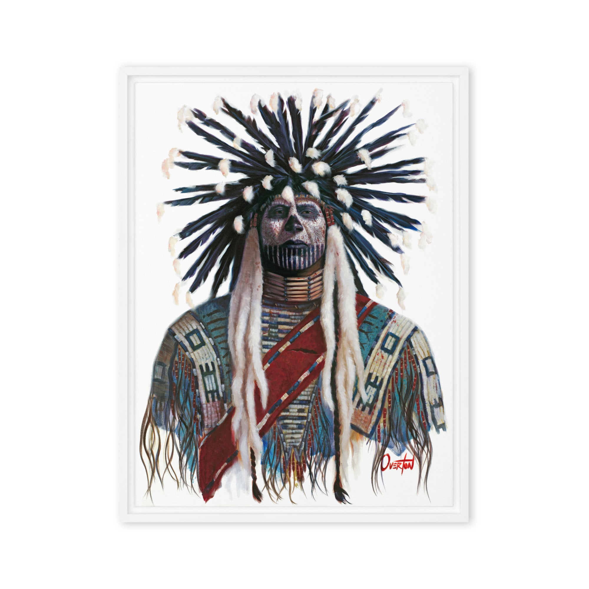 DOG SOLDIER I | Framed Canvas Print