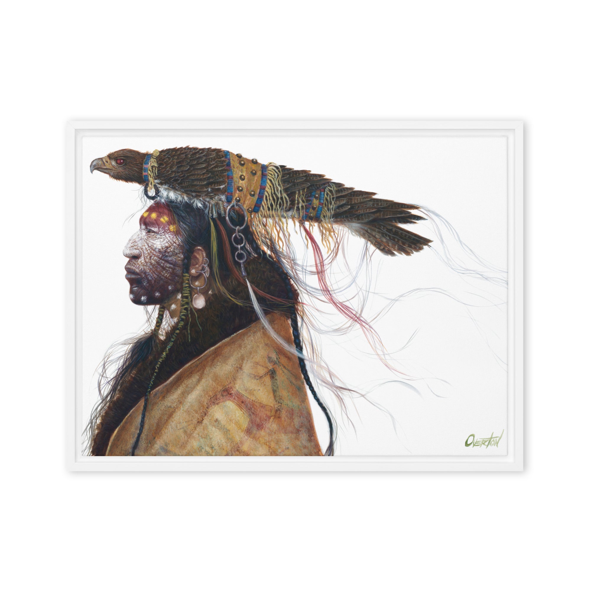 SPOTTED EAGLE | Framed Canvas Print