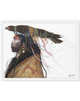 SPOTTED EAGLE | Framed Canvas Print