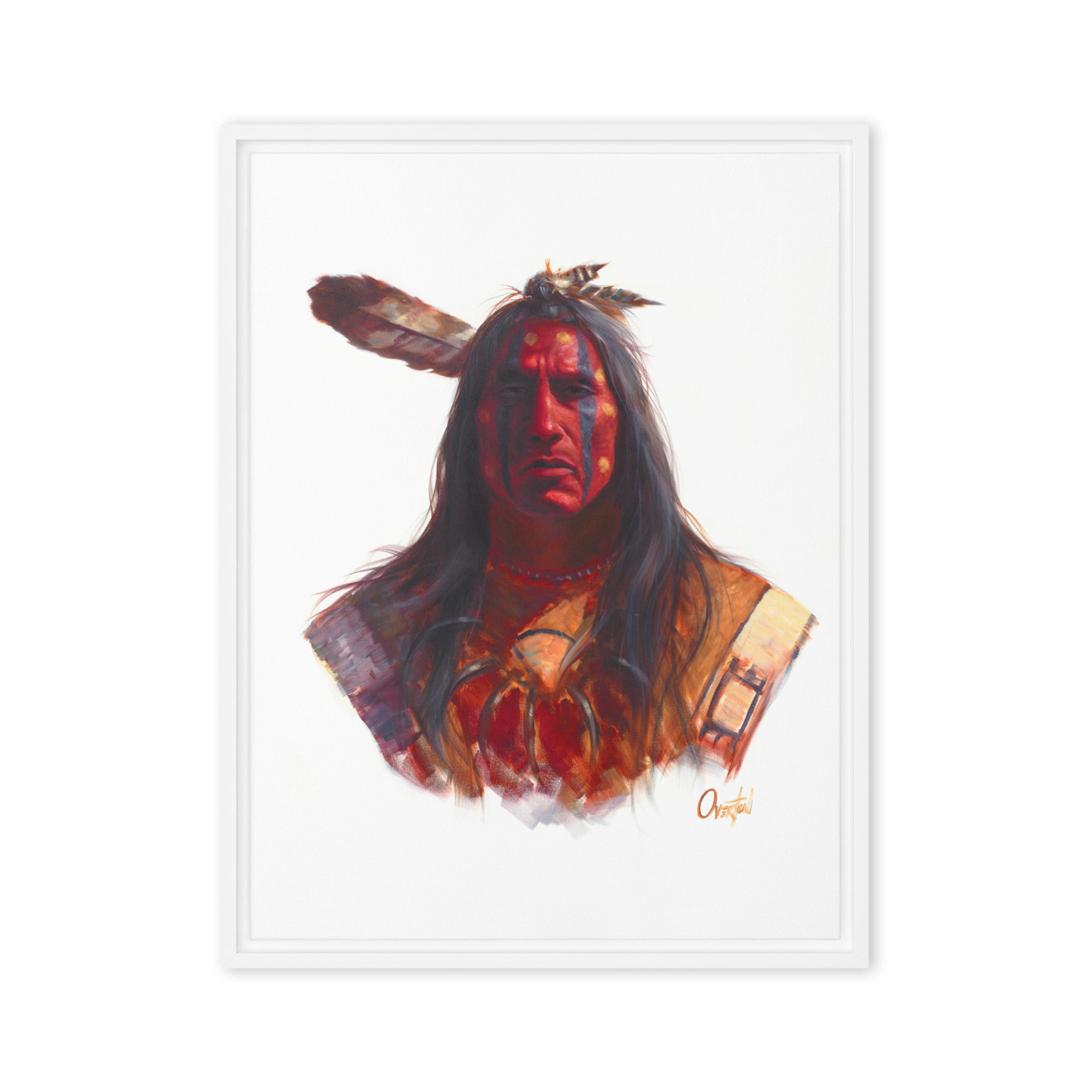 BLOOD KING | Framed Canvas Print