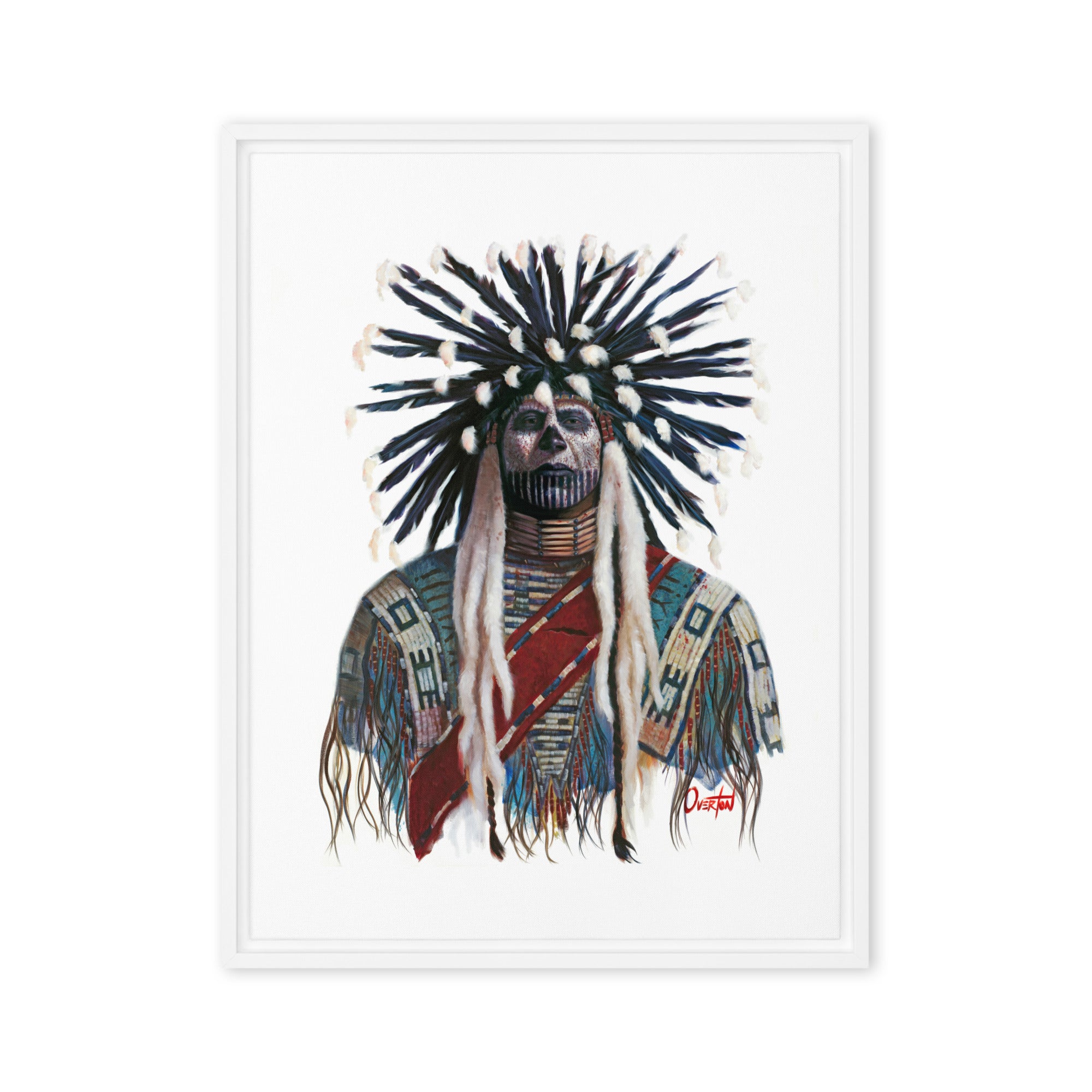 DOG SOLDIER I | Framed Canvas Print