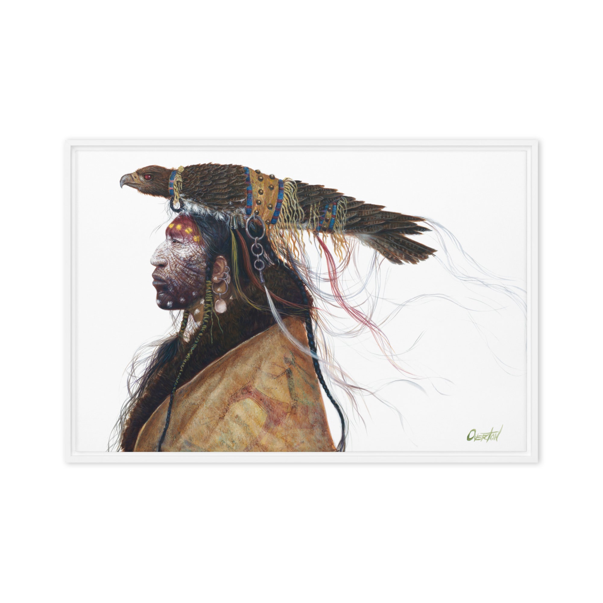 SPOTTED EAGLE | Framed Canvas Print