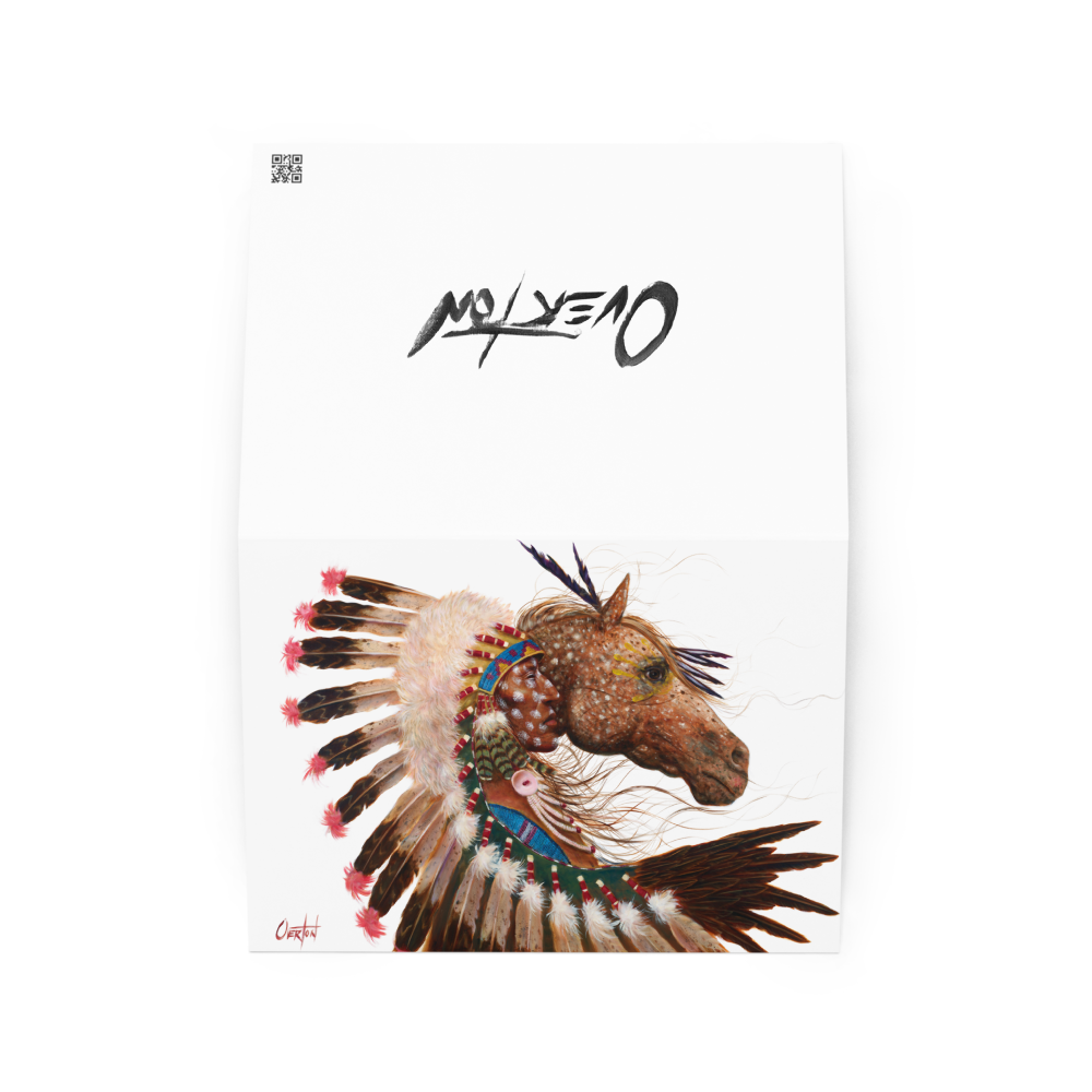 EAGLE HORSE AND CLOUD | Christmas Card