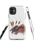 BRAVE WOLF AND THE MEDICINE HAWK | Tough iPhone Case