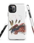 BRAVE WOLF AND THE MEDICINE HAWK | Tough iPhone Case