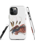 BRAVE WOLF AND THE MEDICINE HAWK | Tough iPhone Case