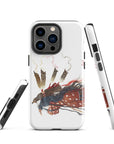 BRAVE WOLF AND THE MEDICINE HAWK | Tough iPhone Case