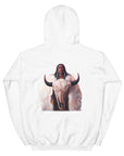 WHITE BUFFALO CALF WOMAN | Unisex Hoodie