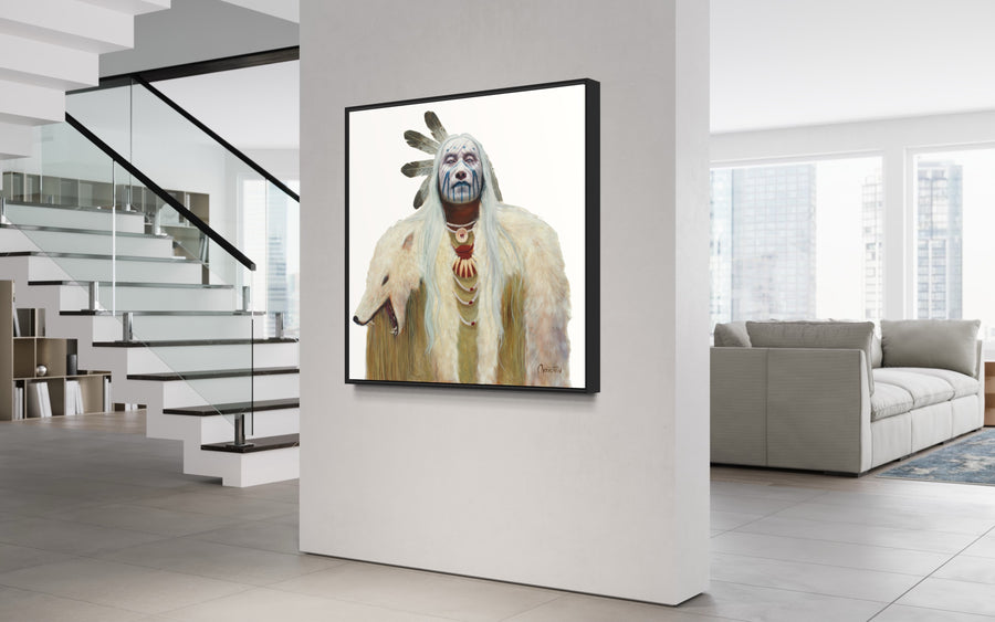 GHOST WOLF | Luxe Collection Canvas Print