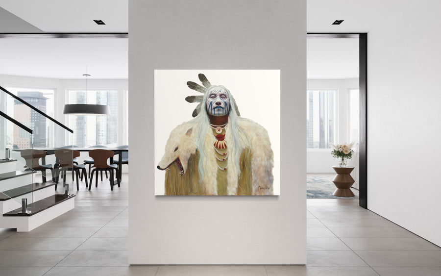 GHOST WOLF | Luxe Collection Canvas Print