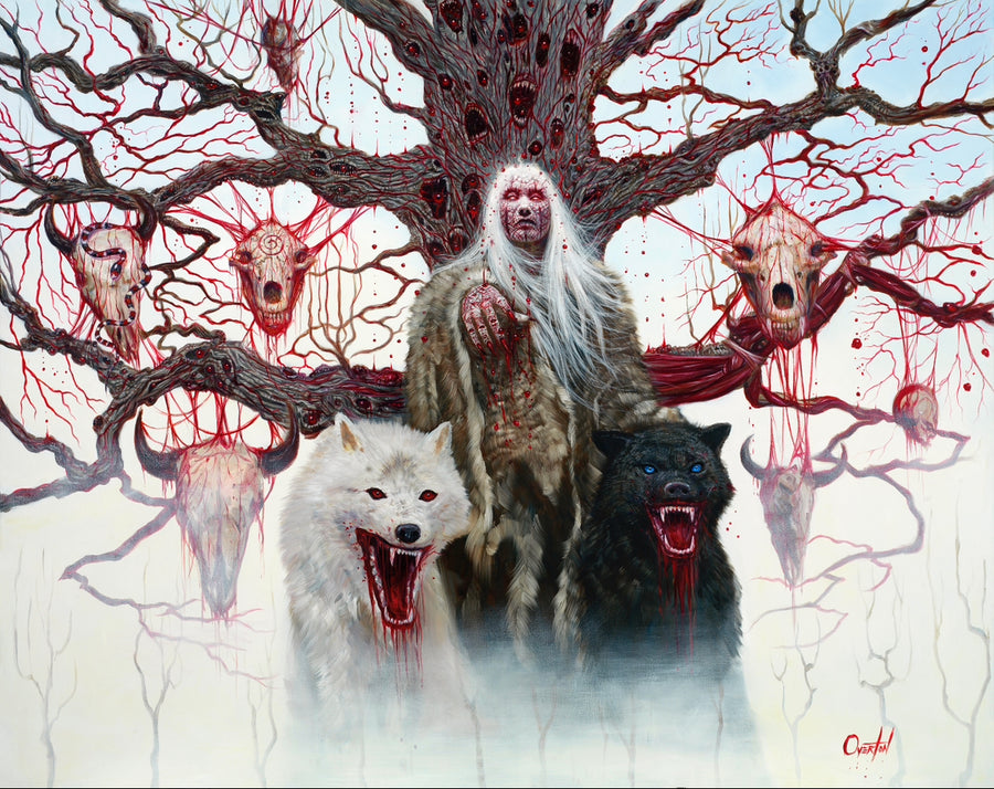 THE TREE OF BLOOD AND SOULS | Hand Signed Print