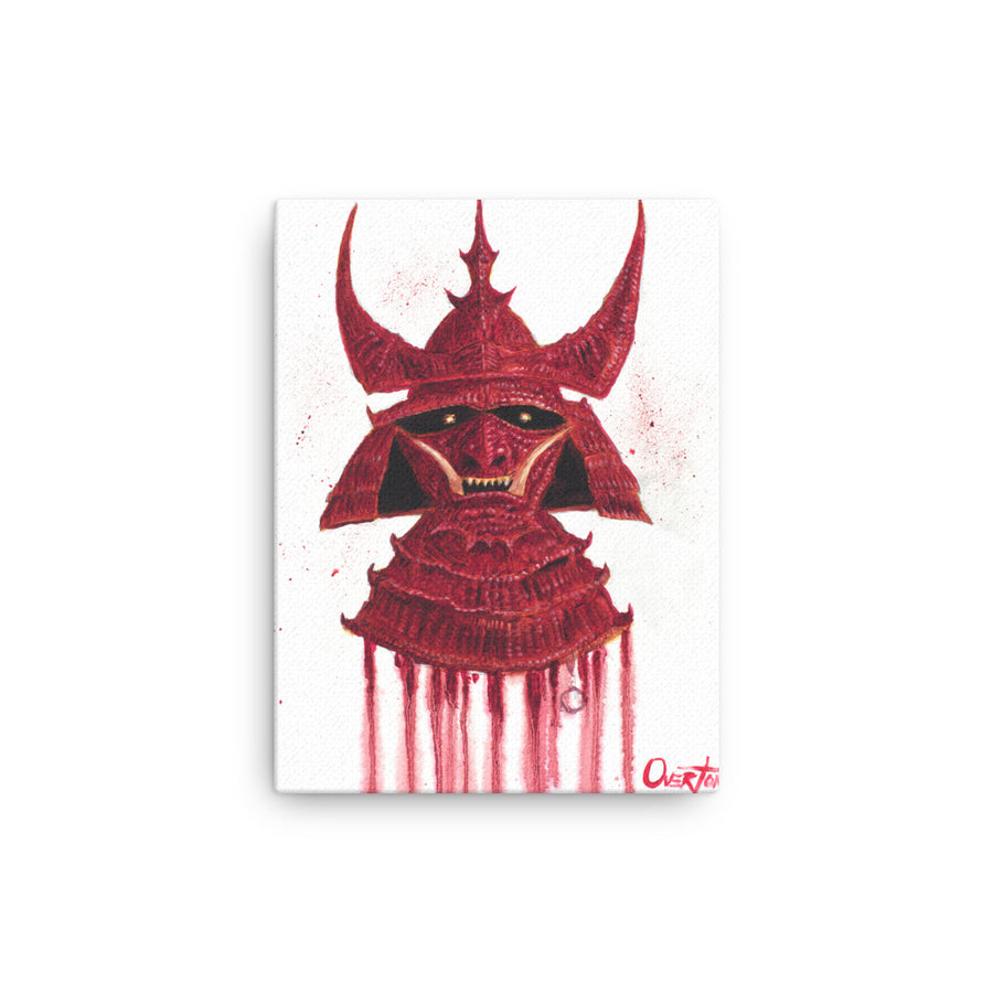 RED DRAGON SAMURAI | Canvas Print