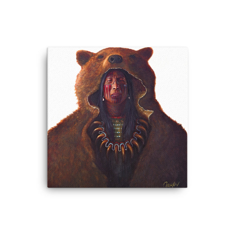 BLOOD HAND BEAR | Canvas Print