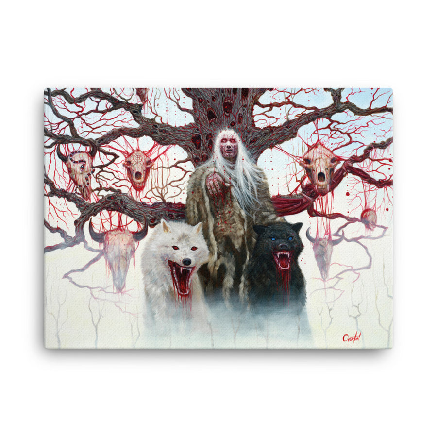 TREE OF BLOOD AND SOULS | Canvas Print