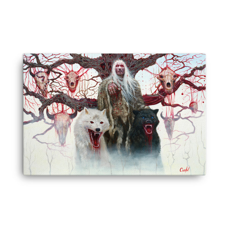 TREE OF BLOOD AND SOULS | Canvas Print