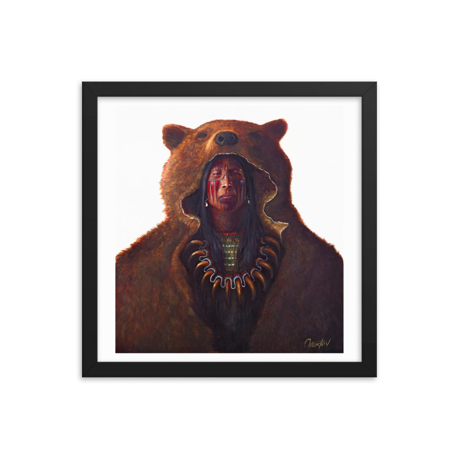 BLOOD HAND BEAR | Framed Fine Art Print
