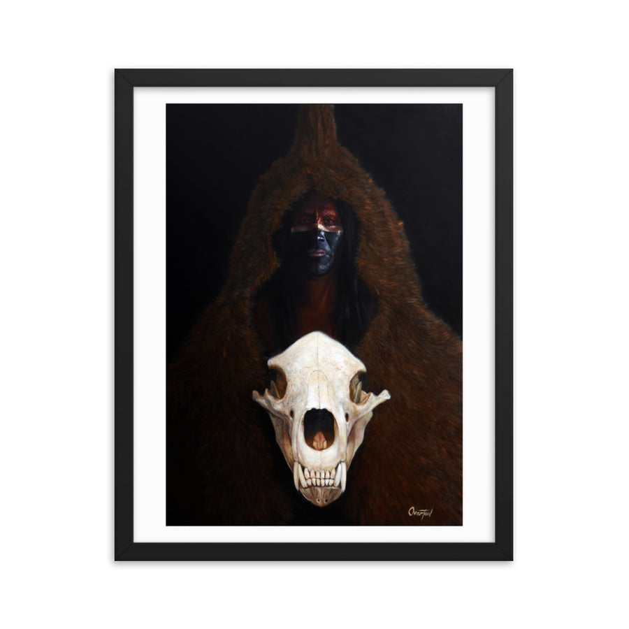 HOLLOW HORN BEAR | Framed Fine Art Print