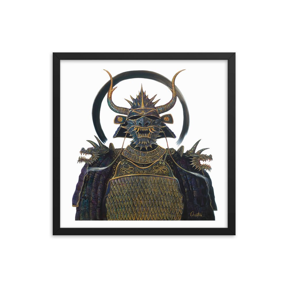 THE BLACK DRAGON | Framed Fine Art Print