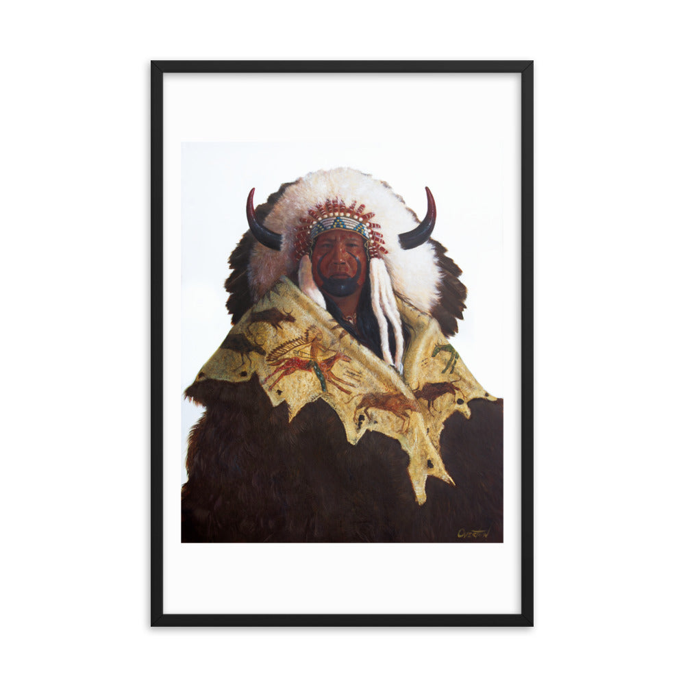 ONE BULL | Framed Fine Art Print