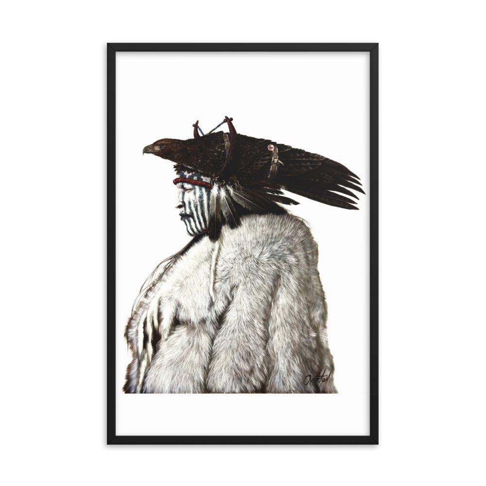 GHOST HAWK | Framed Fine Art Print