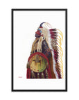 ROMAN NOSE | Framed Fine Art Print