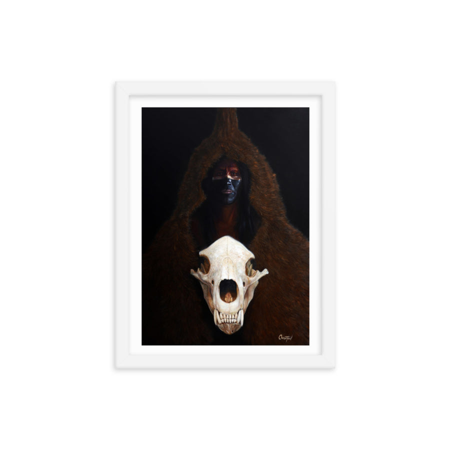 HOLLOW HORN BEAR | Framed Fine Art Print