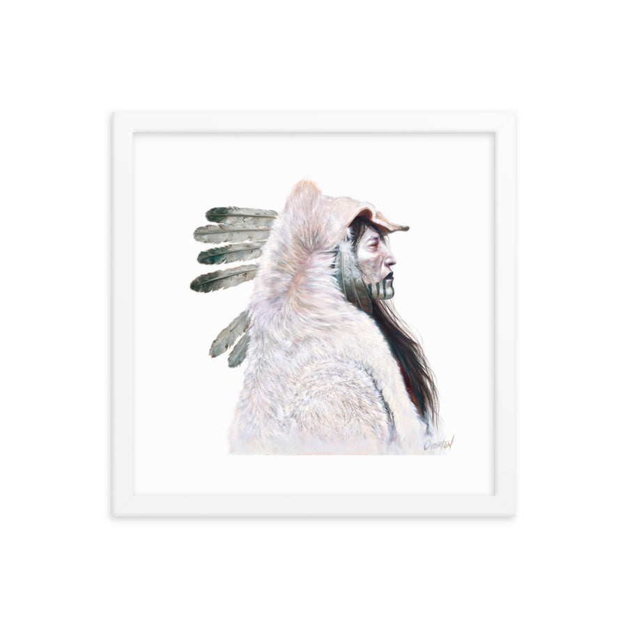 STORM CLOUD WOLF | Framed Fine Art Print