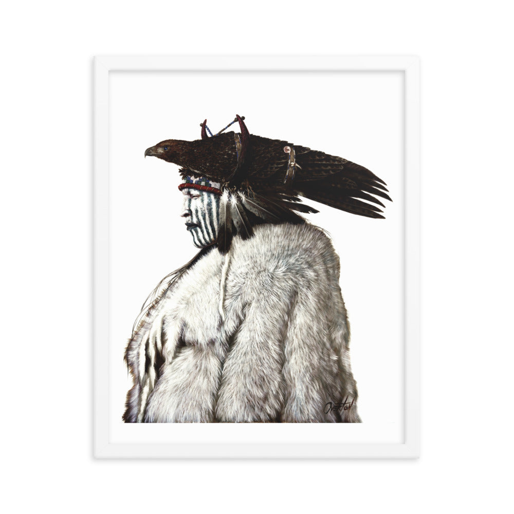 GHOST HAWK | Framed Fine Art Print