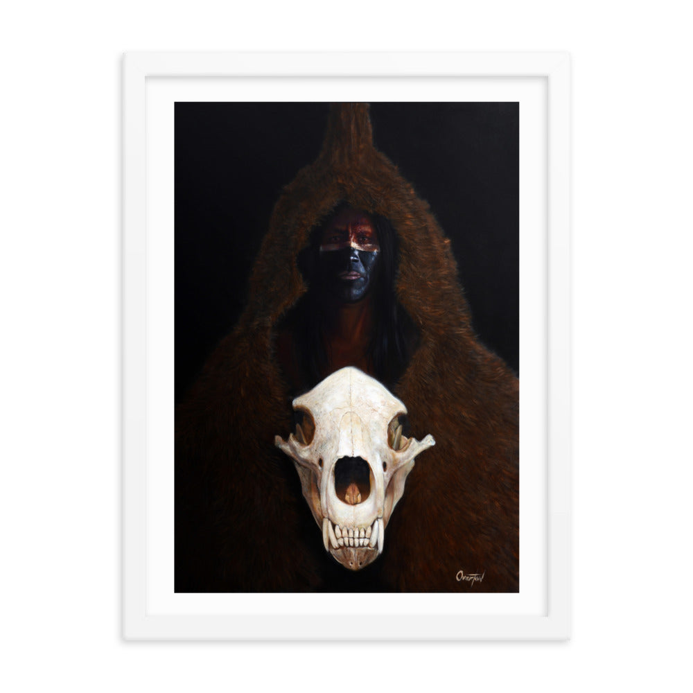 HOLLOW HORN BEAR | Framed Fine Art Print