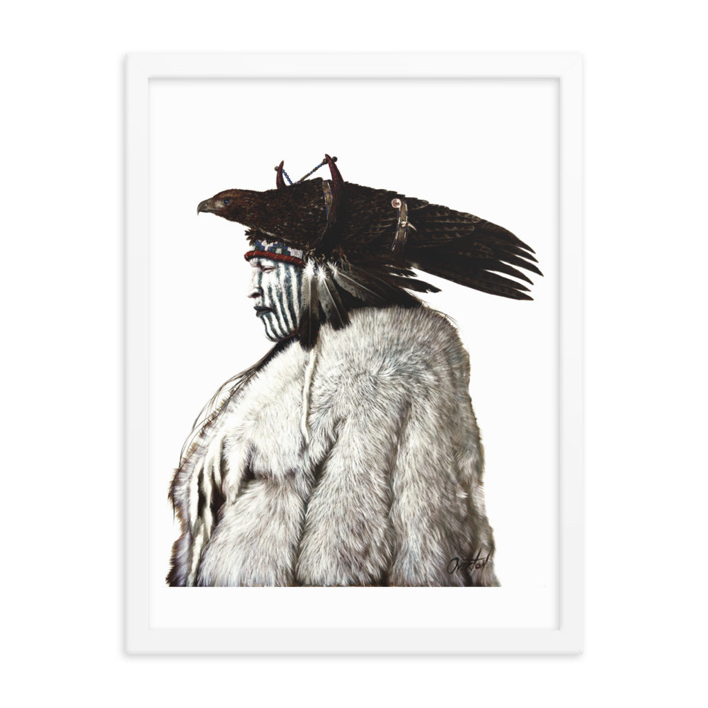 GHOST HAWK | Framed Fine Art Print