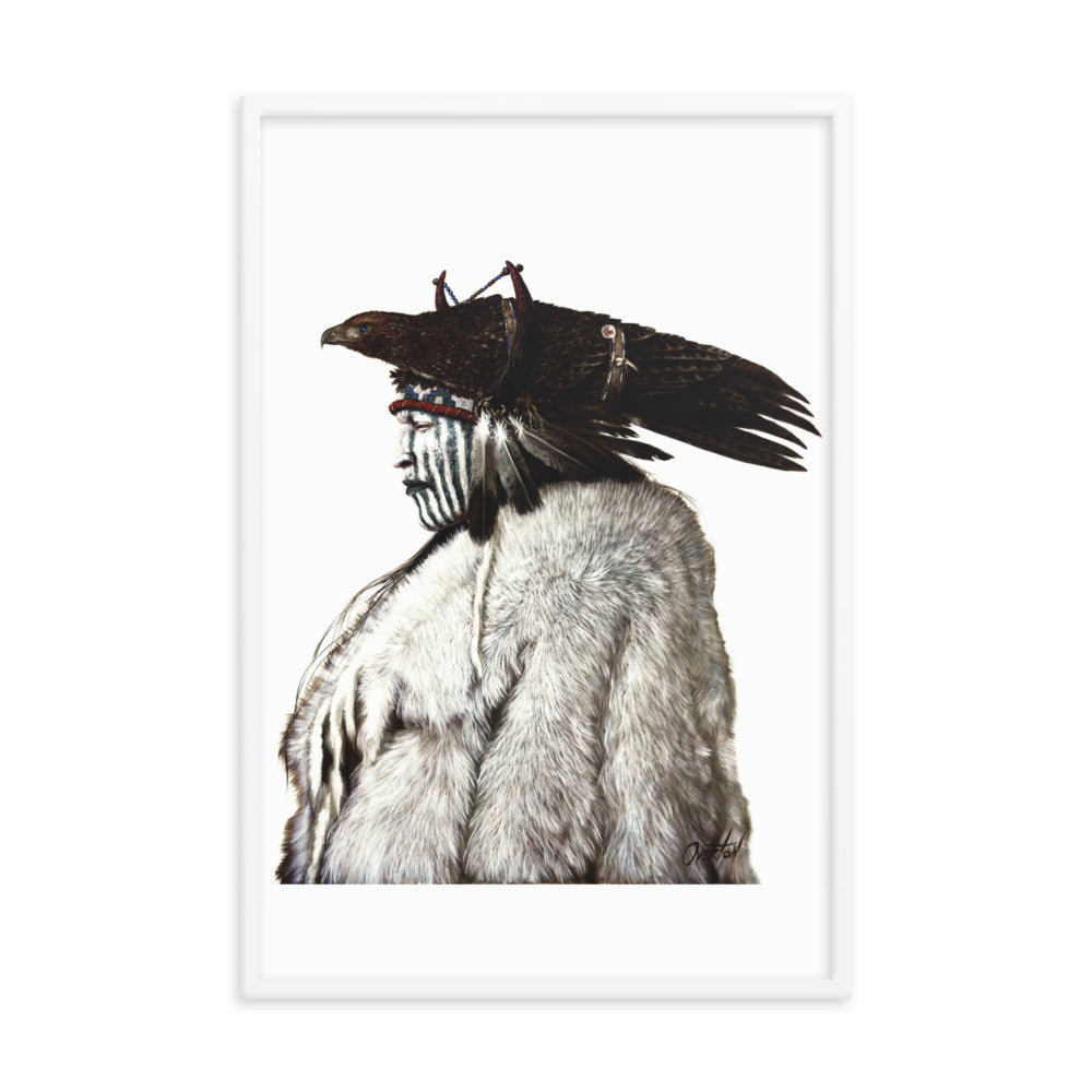 GHOST HAWK | Framed Fine Art Print