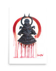 BLACK WHIRLWIND SAMURAI | Fine Art Print