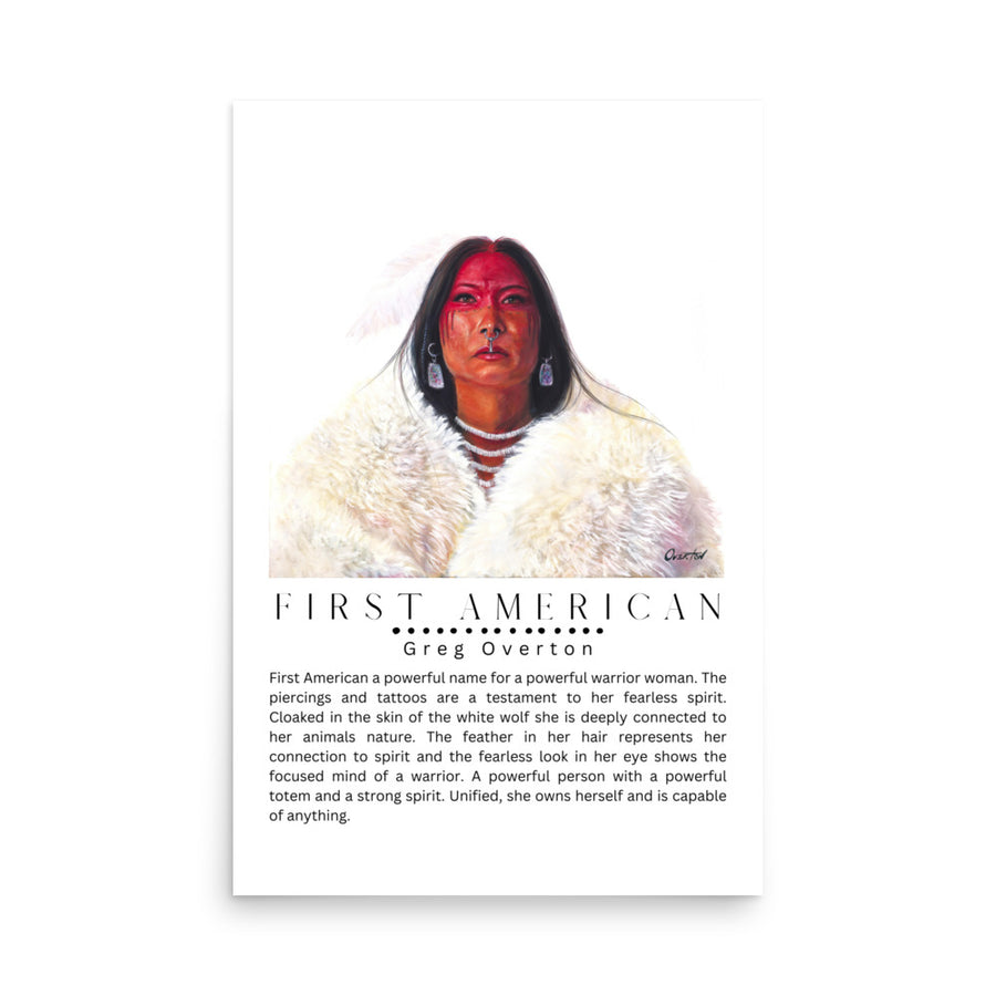 FIRST AMERICAN | Museum Print