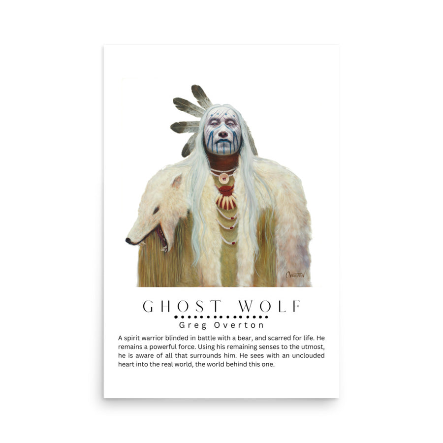 GHOST WOLF | Museum Print