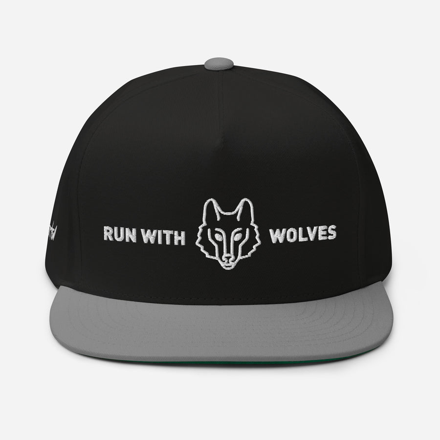 RUN WITH WOLVES | Flat Bill Cap