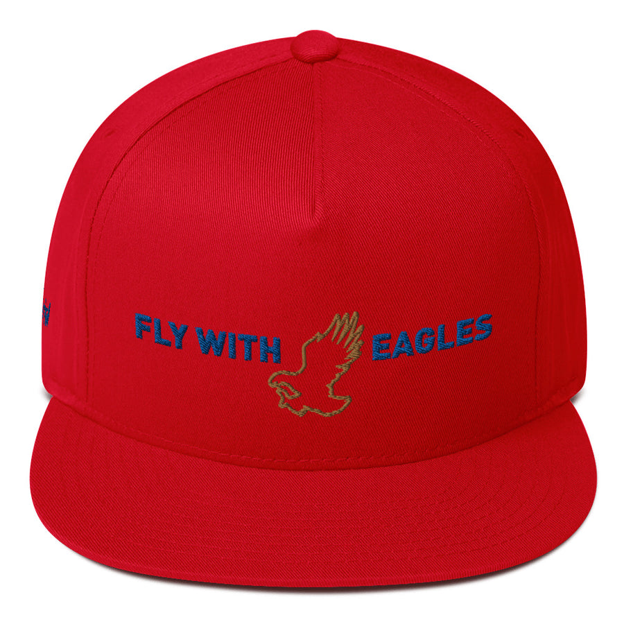FLY WITH EAGLES | Flat Bill Cap