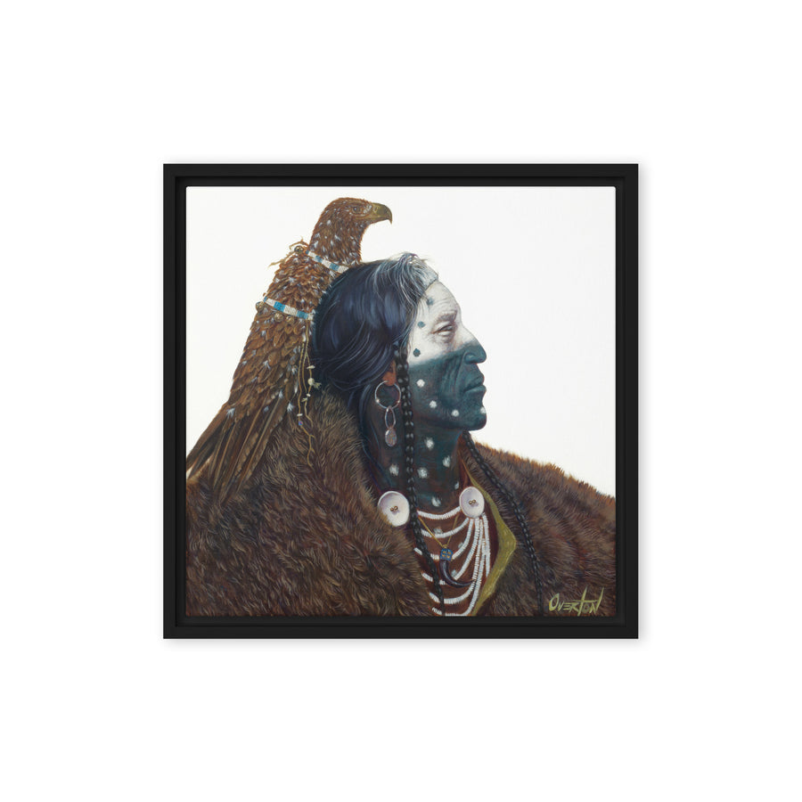CONQUERING EAGLE (16X16) | Framed Canvas Print