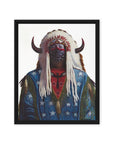 BLACK EAGLE | Framed Canvas Print