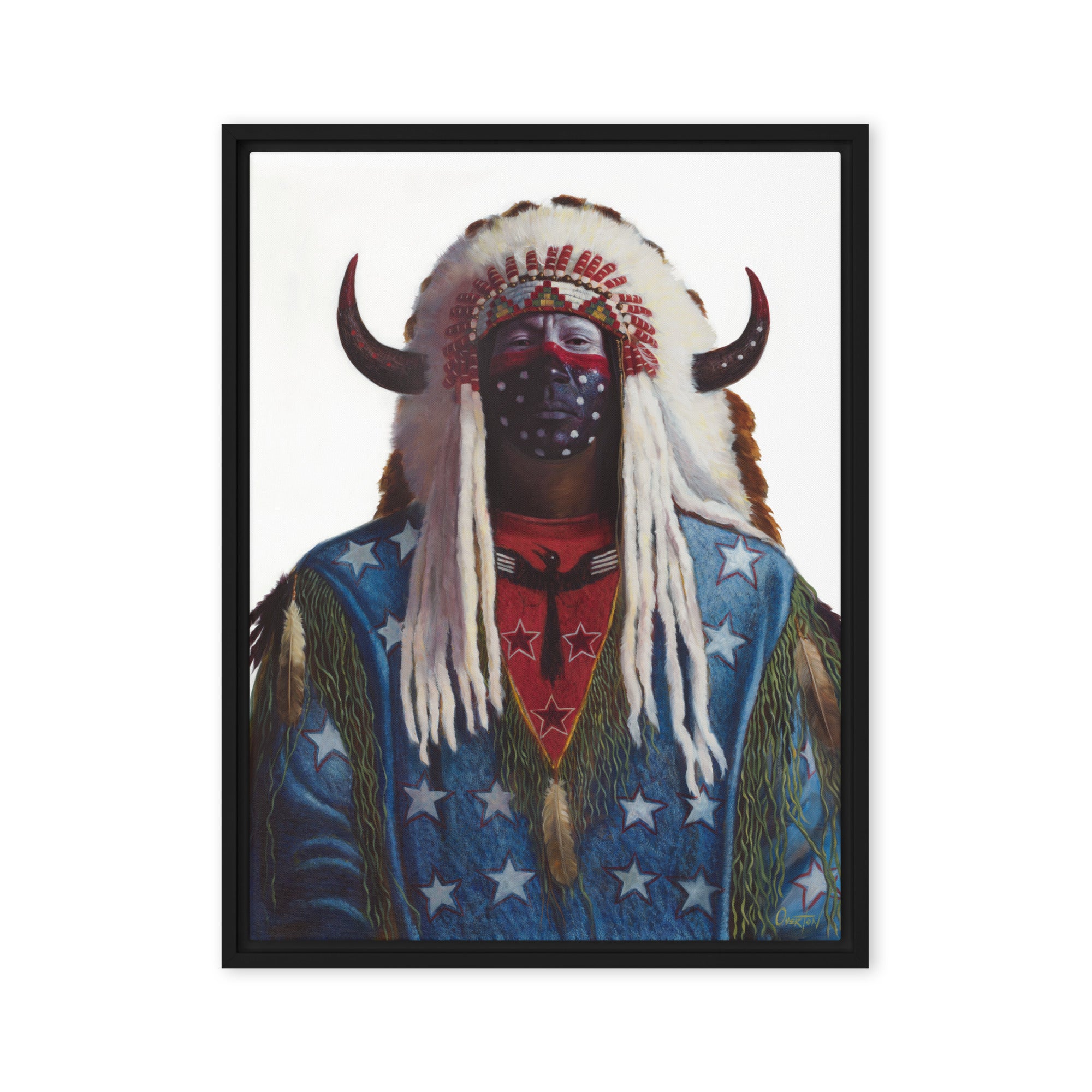 BLACK EAGLE | Framed Canvas Print