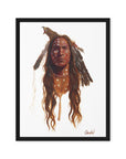 CRAZY HORSE II | Framed Canvas Print