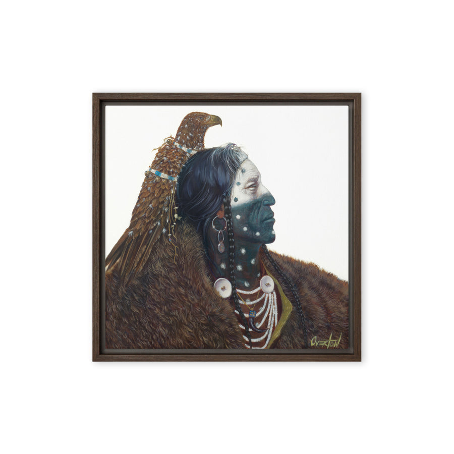 CONQUERING EAGLE (16X16) | Framed Canvas Print