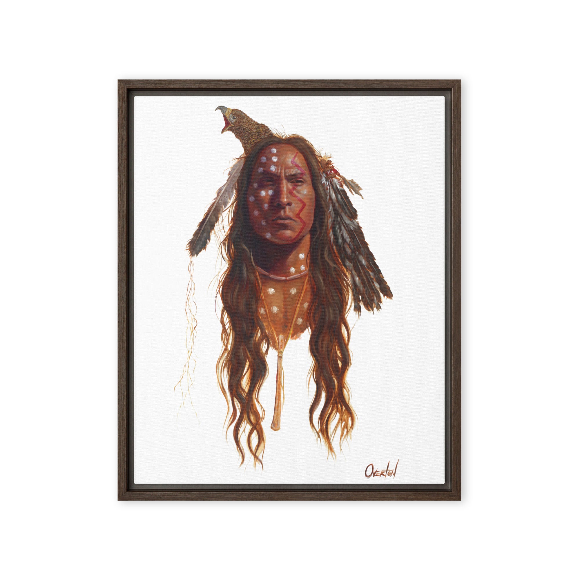 CRAZY HORSE II | Framed Canvas Print