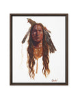 CRAZY HORSE II | Framed Canvas Print