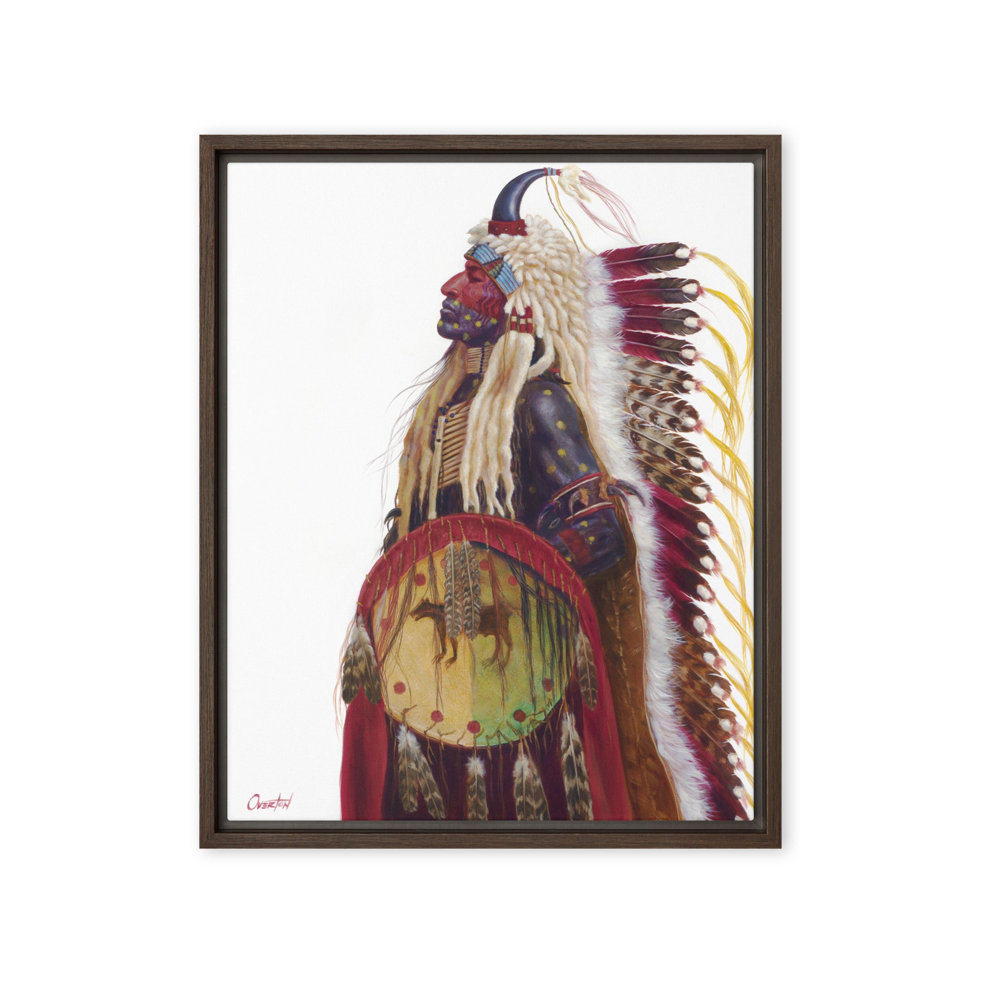 ROMAN NOSE | Framed Canvas Print