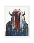 BLACK EAGLE | Framed Canvas Print