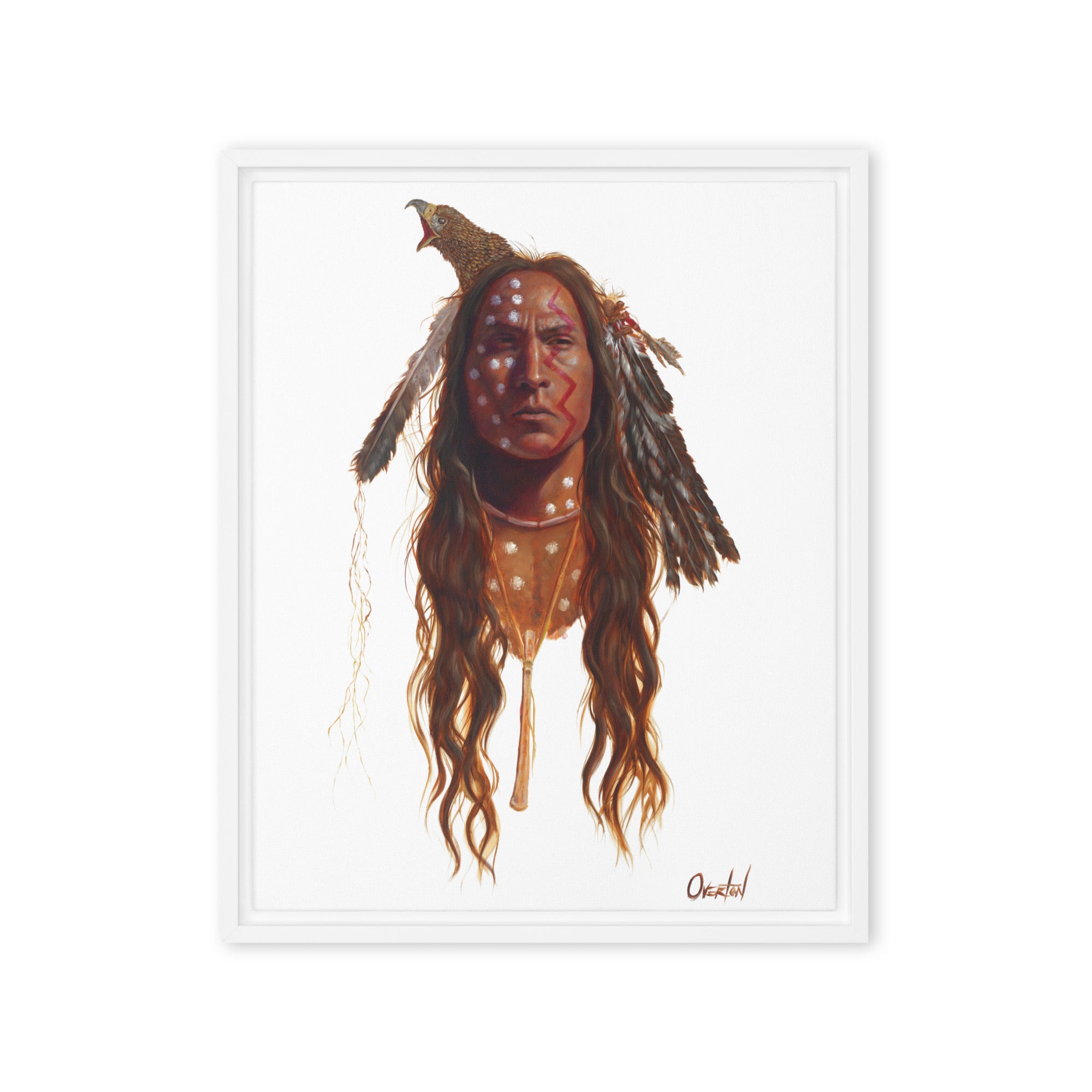 CRAZY HORSE II | Framed Canvas Print